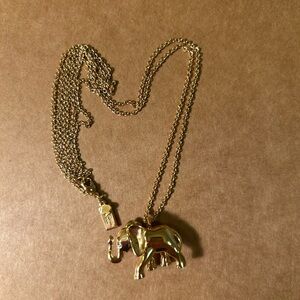 Kate Spade Gold Elephant Pendant Necklace